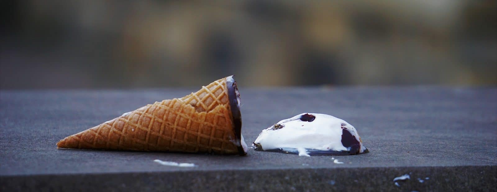 Hajonnut jäätelö