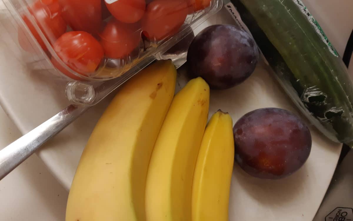 hedelmiä ja vihanneksia lähikuvassa